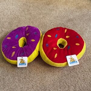 Plush Donut Mini Set - Red and Purple